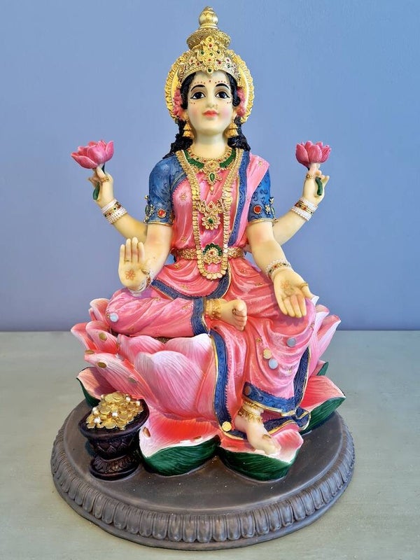 Lakshmi beeld resin 30 cm
