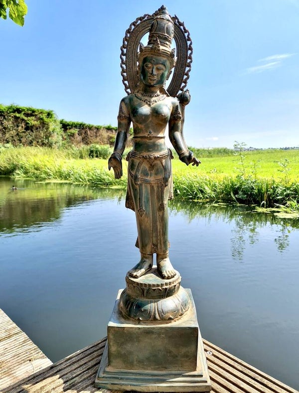 Padmapani beeld brons 70 cm