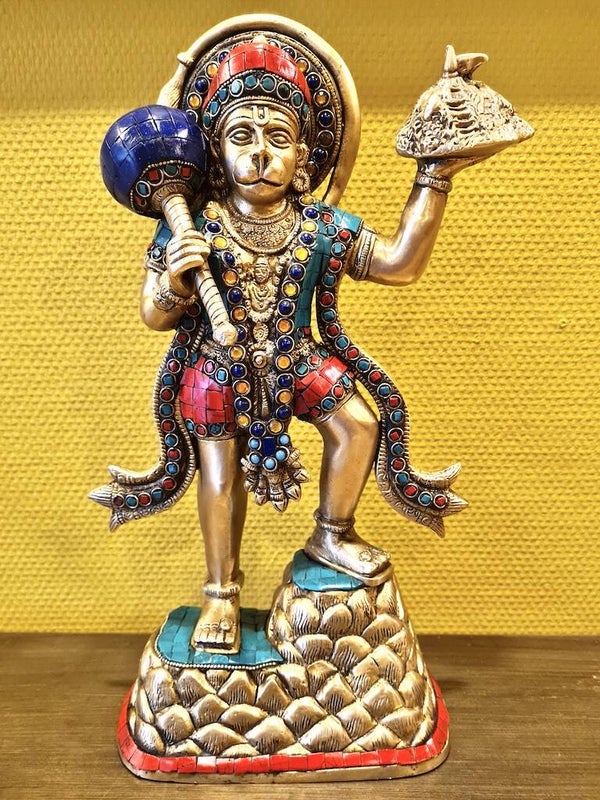 Hanuman beeld brons 37 cm