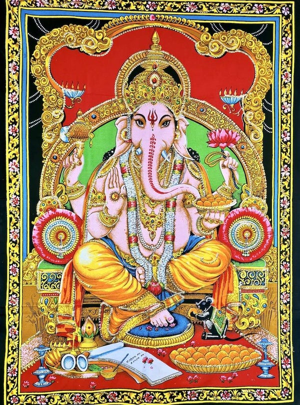 Actie doek met Ganesha!