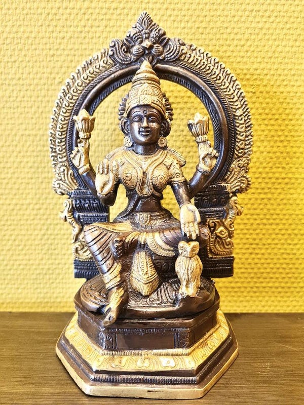 Lakshmi beeld brons 25 cm