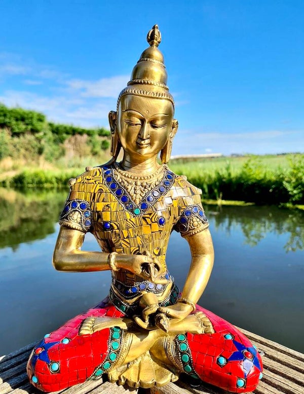 Vajrasattva Boeddha beeld 33 cm