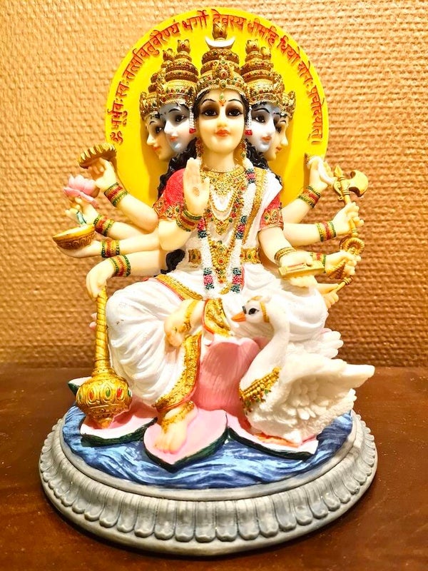 Gayatri (Savitri) beeld 24 cm