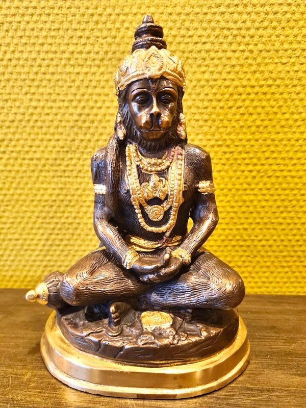 Hanuman beeld brons 18 cm