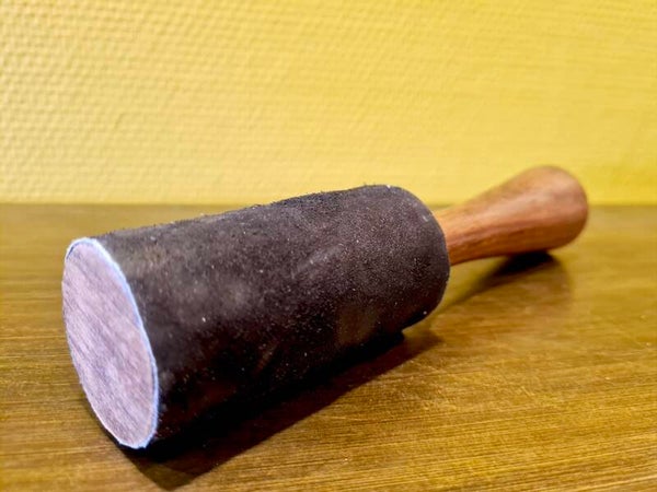 Klankschaal stick zwart suède