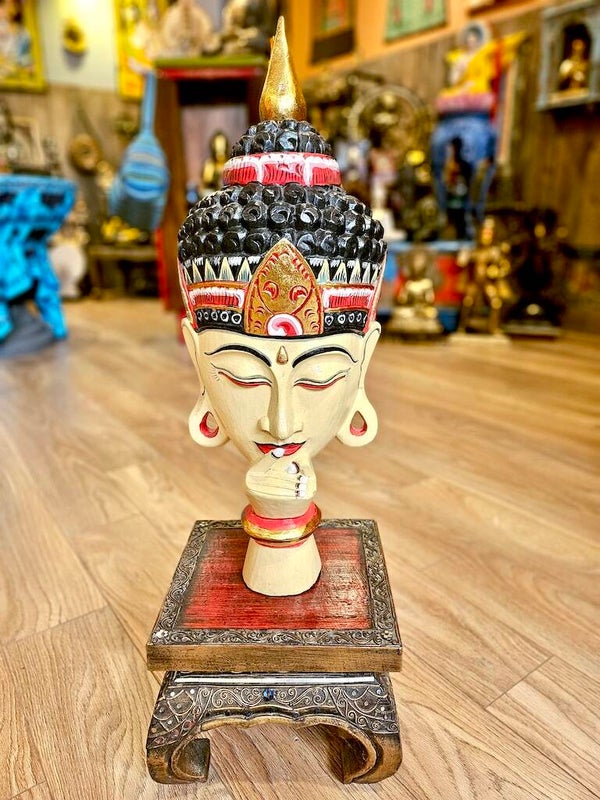 Boeddha hoofd staand 51 cm