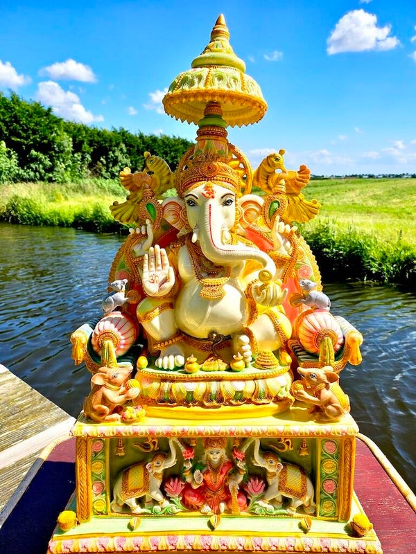 Ganesha beeld topstuk resin 88 cm