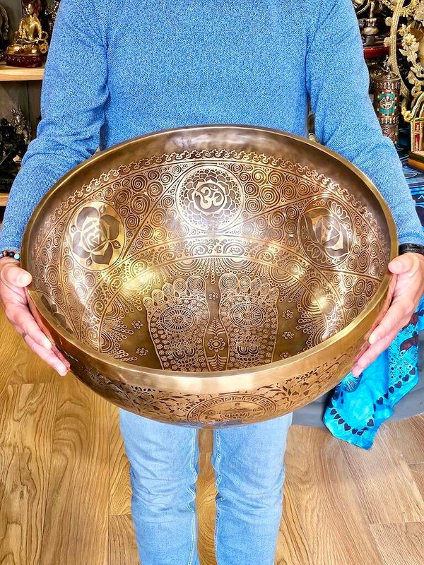 Klankschaal waar je in kunt staan 51 cm