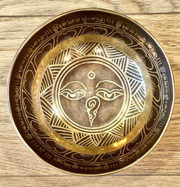 Klankschaal Tibet Eyes 18 cm