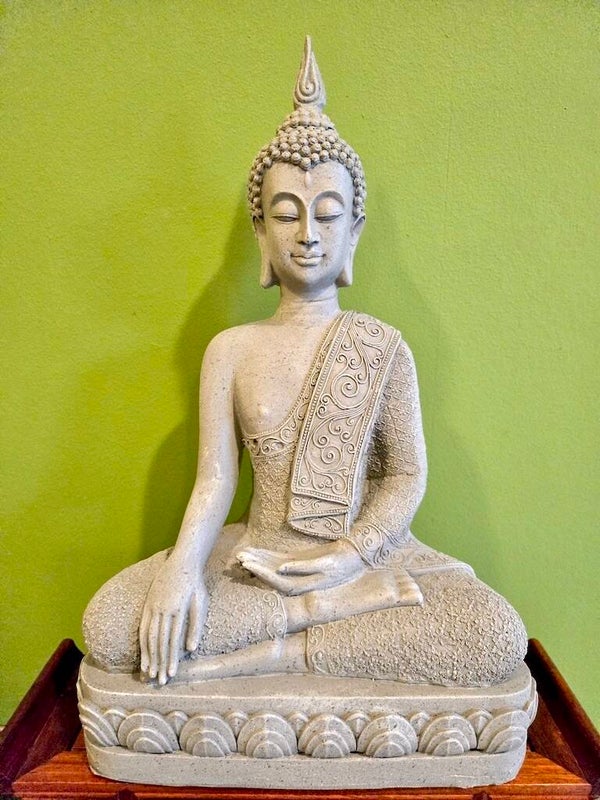 Boeddha beeld stonelook 39 cm