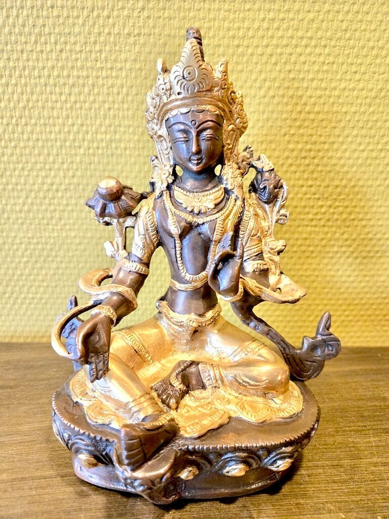 Groene Tara beeld 20 cm