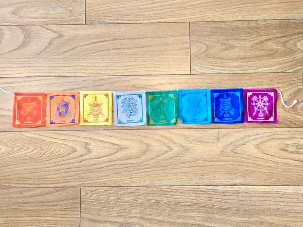 Voorspoed vlaggen Tibet klein