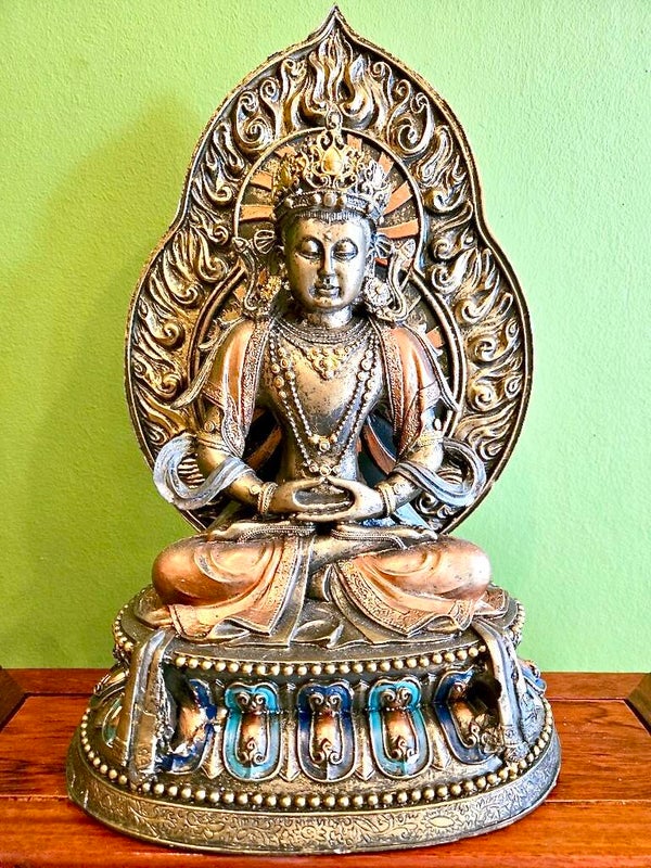 Amitabha Boeddha beeld 28 cm