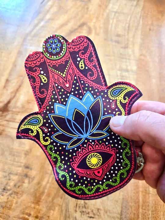Hand van Fatima portemonnee
