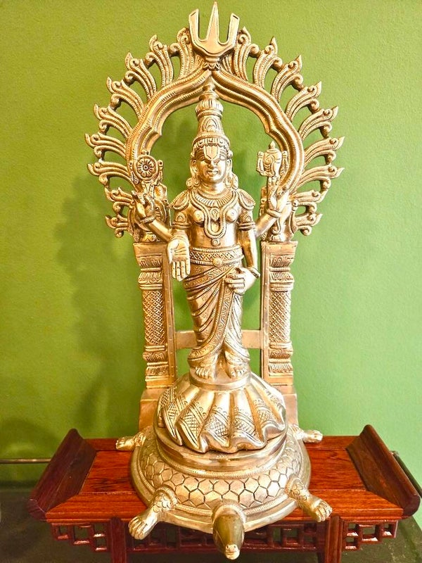 Balaji beeld messing 42 cm