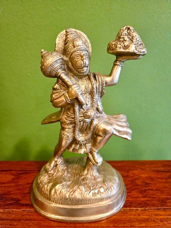 Hanuman beeld messing 16 cm