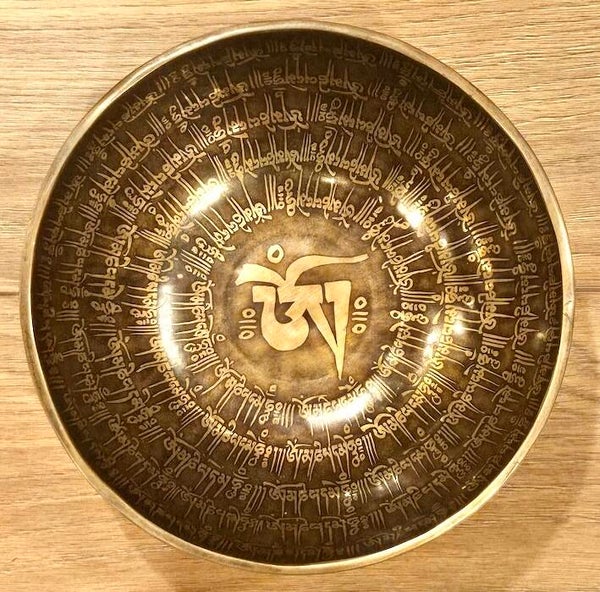 Klankschaal Tibet Ohm 18 cm