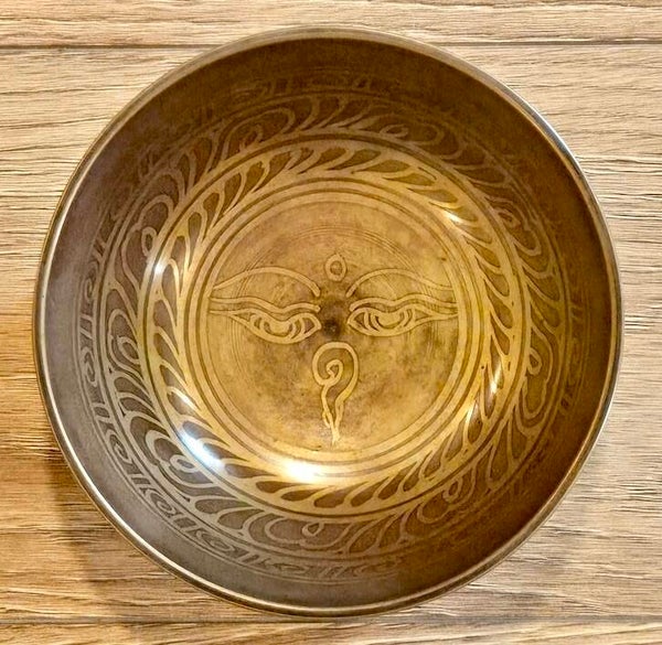 Klankschaal Tibet Eyes 15 cm