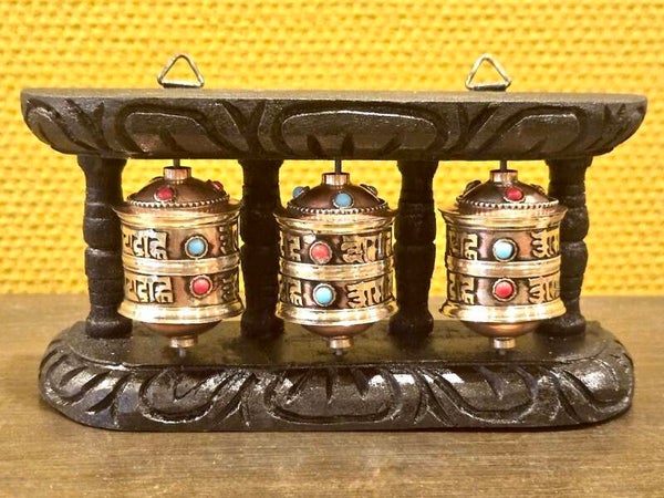 Gebedsmolen uit Tibet 18 cm