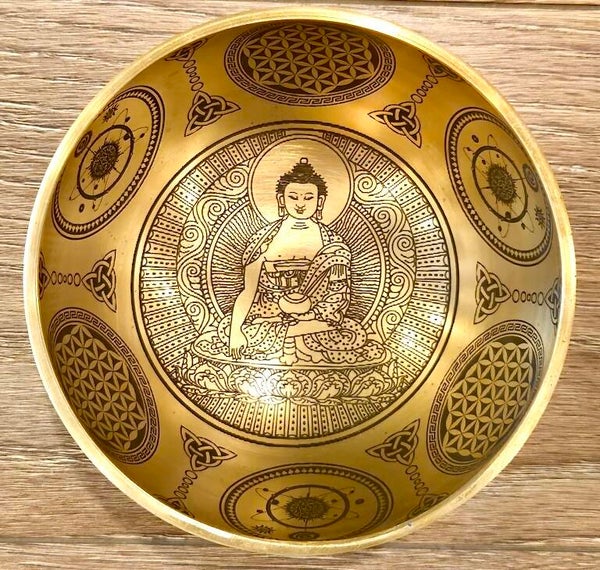 Klankschaal India Boeddha 13 cm