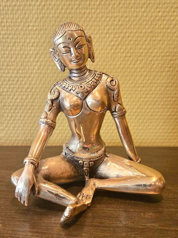 Parvati beeld brons 14 cm
