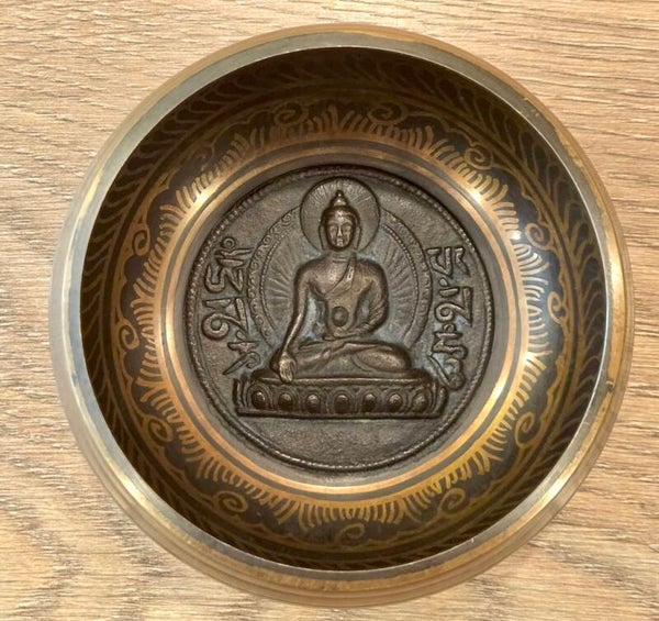 Klankschaal Nepal Boeddha 11 cm