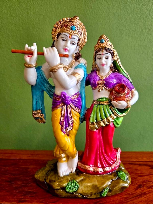 Radha Krishna beeld 14 cm