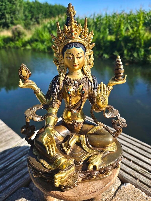 Lakshmi/Tara beeld brons 22 cm