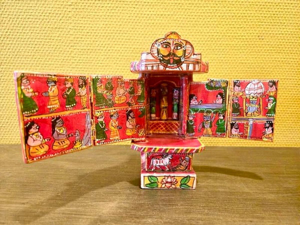 Kavad minitempel hout Rajasthan (1975)
