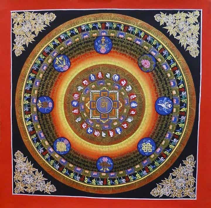 Kalachakra Mandala Nepal 50 cm