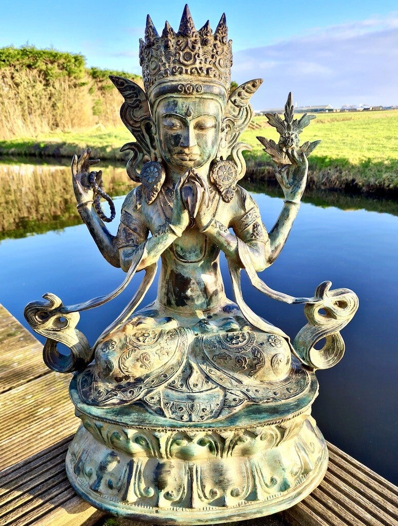 Chenrezig beeld brons 69 cm