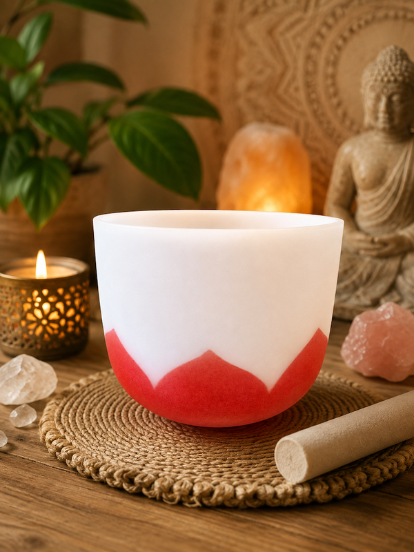 Lotus Kristallen Klankschaal Chakra 1
