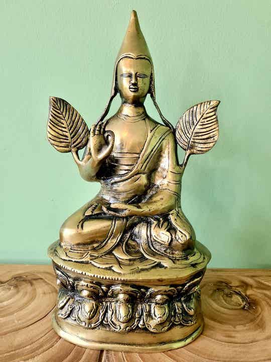 Tsongkhapa beeld brons 32 cm
