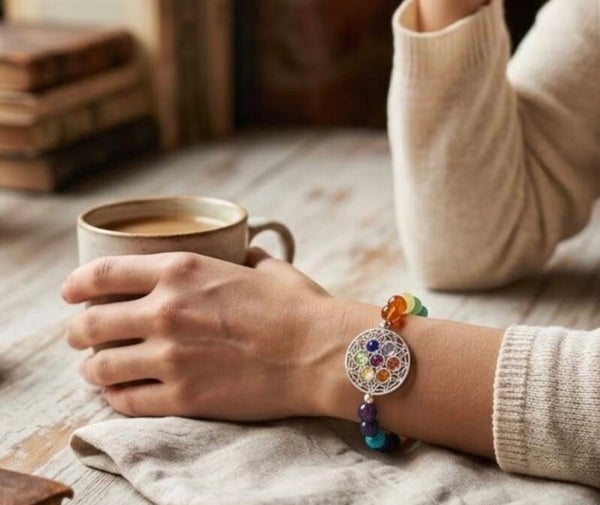 Armband 7 Chakra's bloem des levens