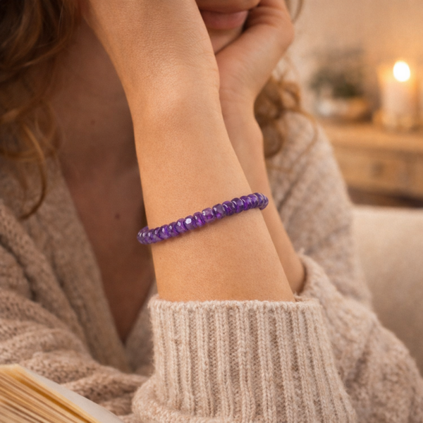 Armband Amethist AA kwaliteit
