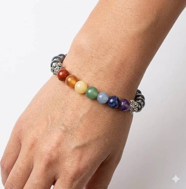 Armband Chakra Hematiet