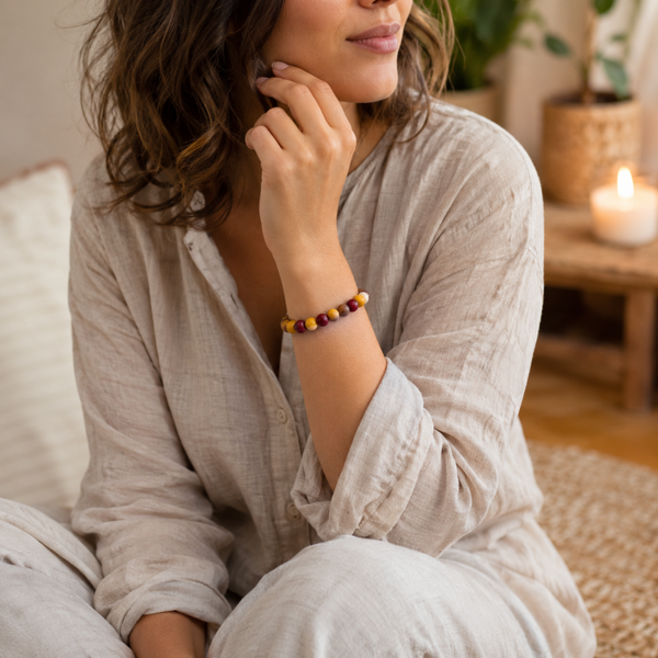 Armband Mookaïet AA kwaliteit