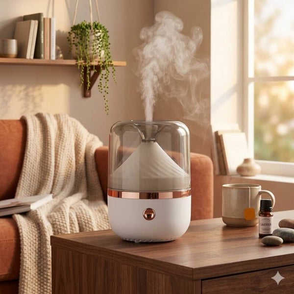 Urban aroma diffuser wit brons kleur