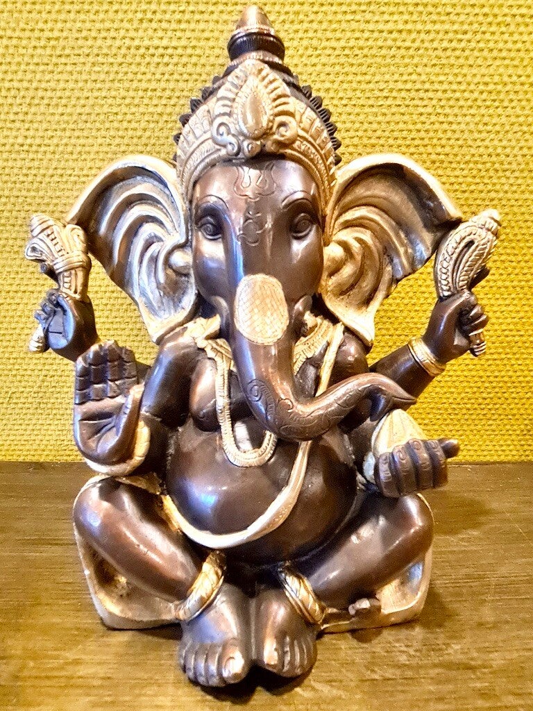 Ganesha beeld brons 26 cm