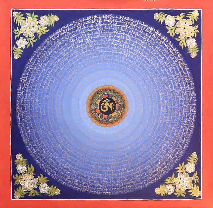 Mantra Mandala Nepal 50 cm