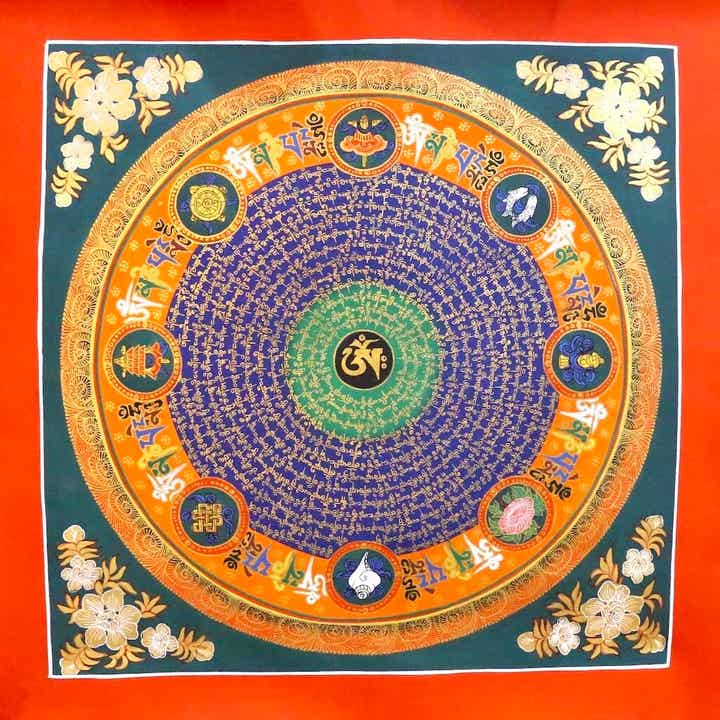 Mantra Mandala Nepal 50 cm