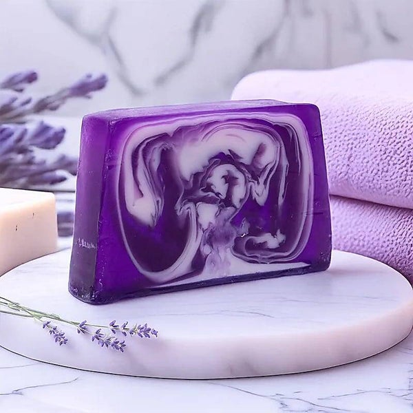 Natuurlijke handgemaakte zeep lavendel 80 gr