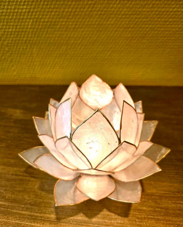 Lotus sfeerlicht naturel XL 15 cm