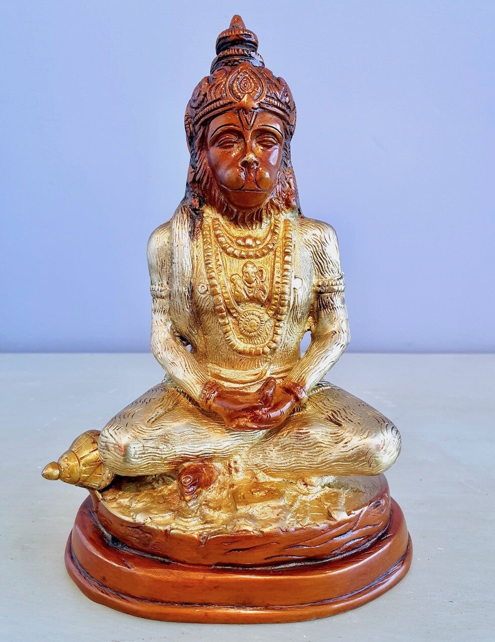 Hanuman beeld brons 18 cm