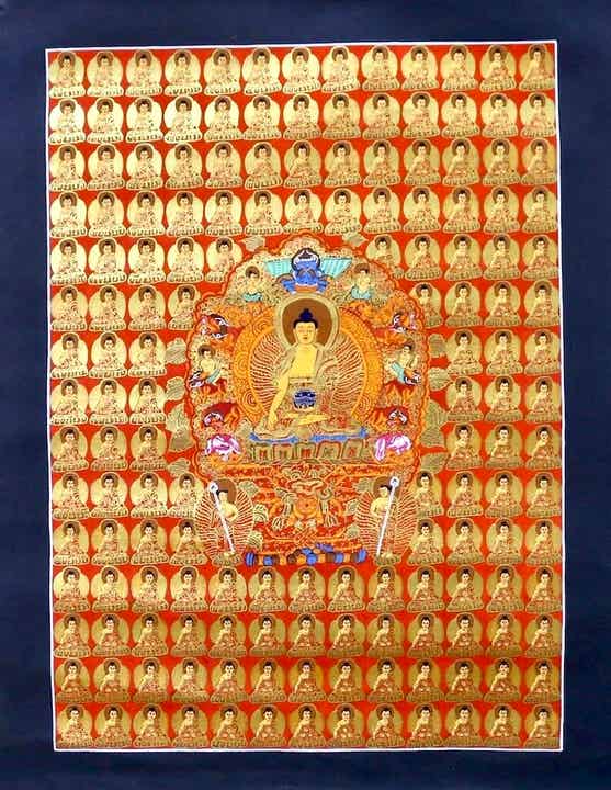 157 Shakyamuni Boeddha Thangka