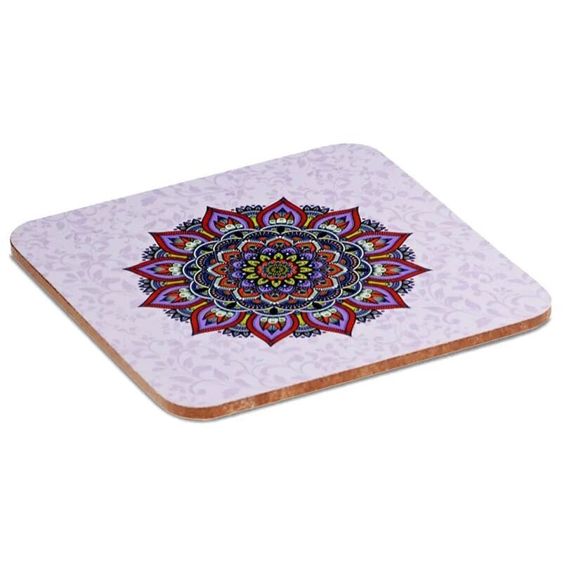 Mandala onderzetters set 6 stuks