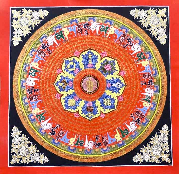 Mantra Mandala Nepal 50 cm