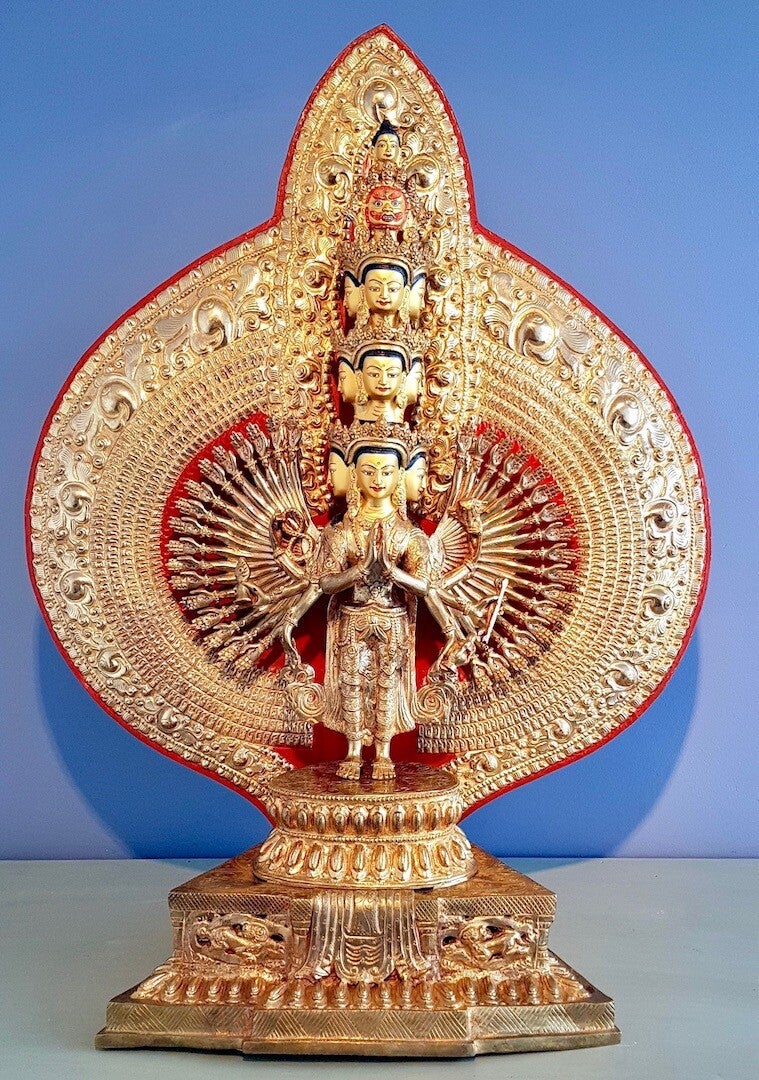 Meesterstuk Avalokiteshvara beeld 66 cm