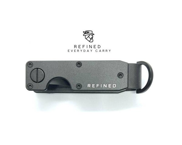 Refined Wallet Aluminium Key Wallet Black