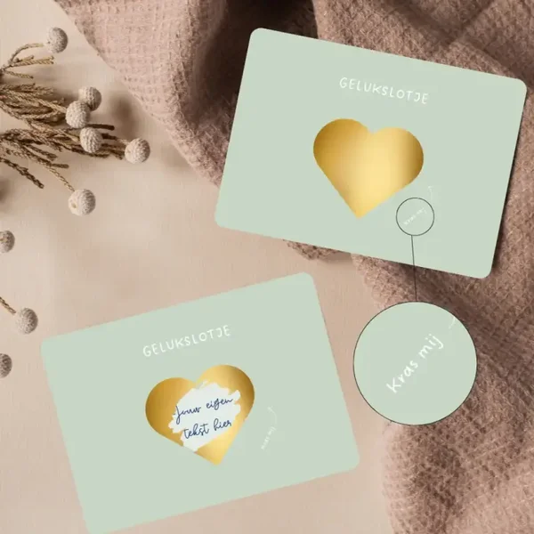 Wenskaart Kras Eigen tekst